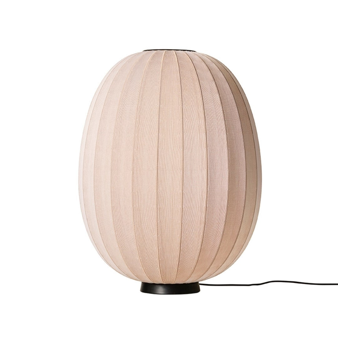 Produktbillede af Knit-Wit 65 High Oval Gulvlampe Medium Sand Stone Made by Hand i premium kvalitet