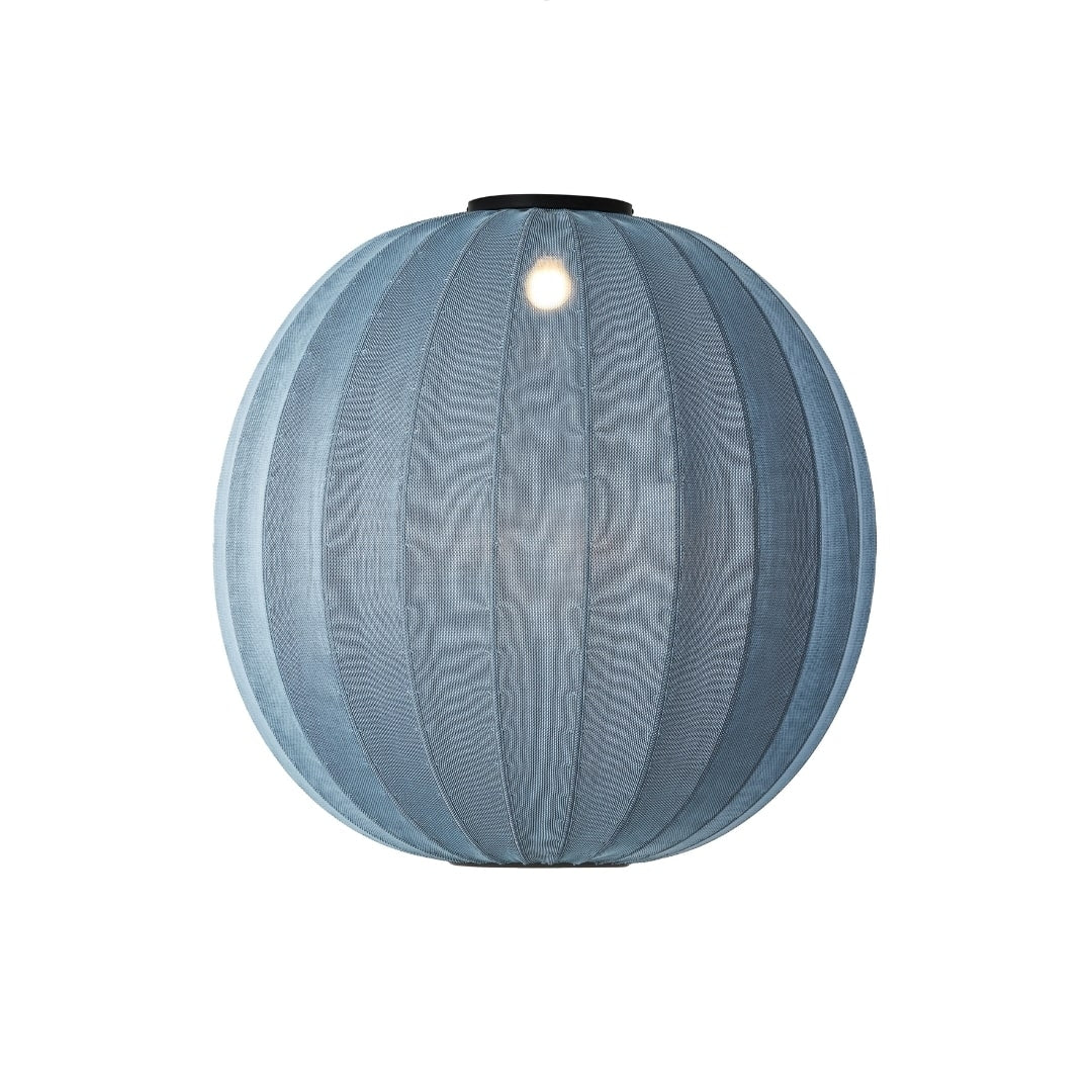 Produktbillede af Knit-Wit 75 Rund Loftlampe Blue Stone Made by Hand i premium kvalitet