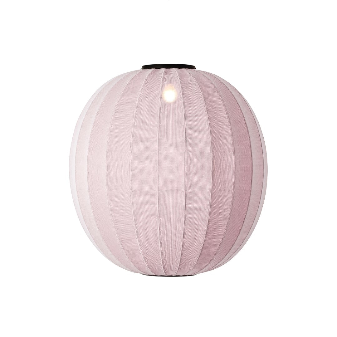 Produktbillede af Knit-Wit 75 Rund Loftlampe Light Pink Made by Hand i premium kvalitet
