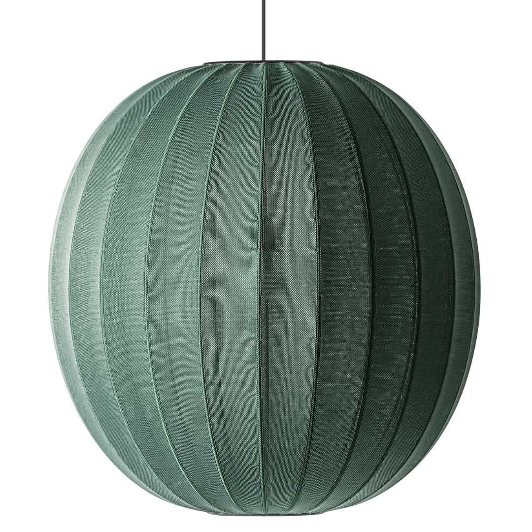 Produktbillede af Knit-Wit 75 Round Pendel Tweed Green Made by Hand i premium kvalitet