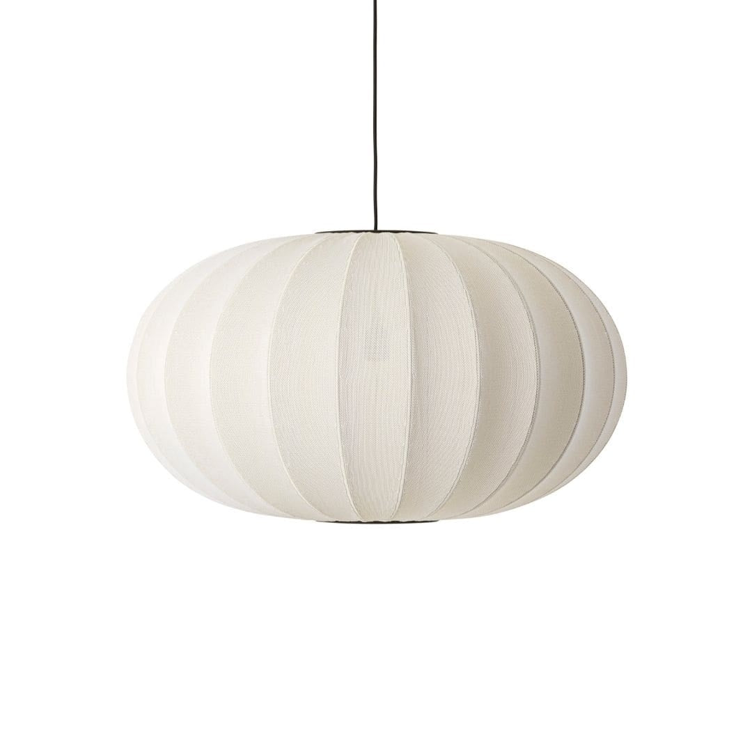 Produktbillede af Knit-Wit 76 Oval Pendel Pearl White Made by Hand i premium kvalitet