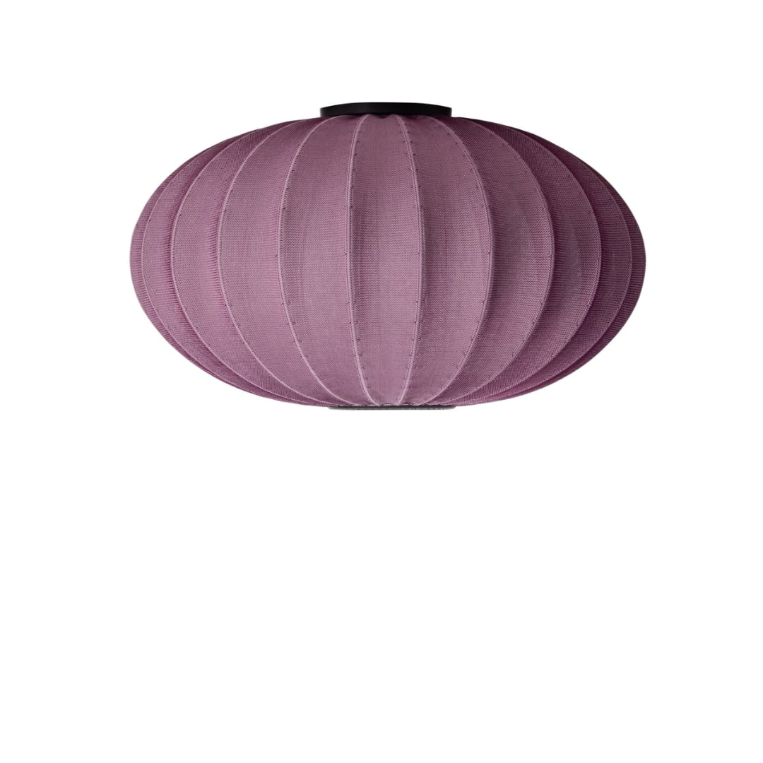Produktbillede af Knit-Wit 76 Oval Væg- og Loftlampe Burgundy Made by Hand i premium kvalitet