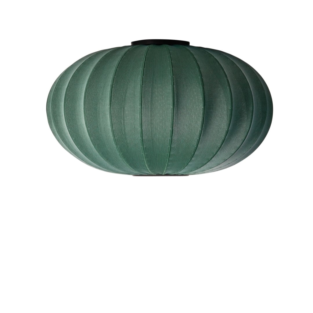 Produktbillede af Knit-Wit 76 Oval Væg- og Loftlampe Tweed Green Made by Hand i premium kvalitet