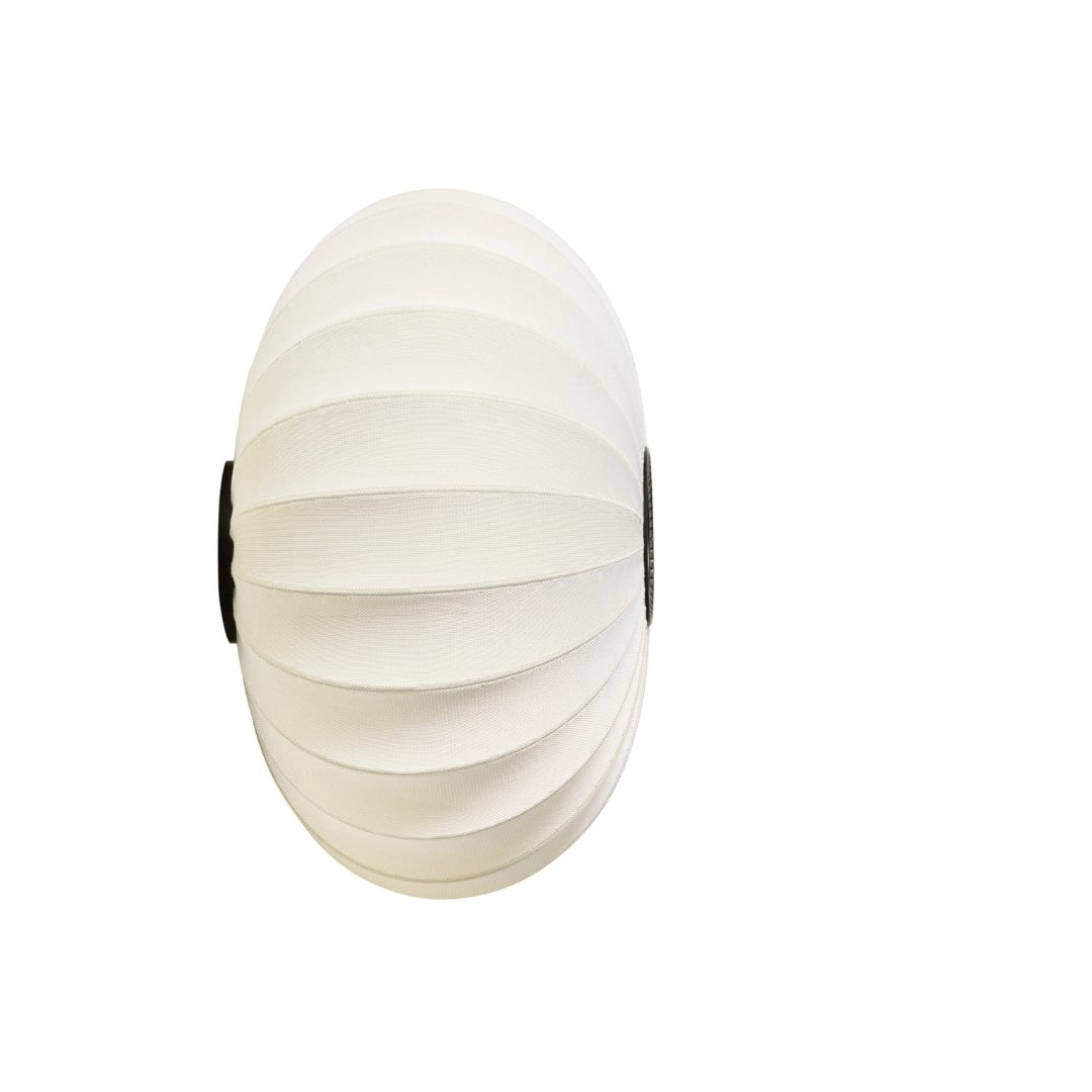 Produktbillede af Knit-Wit 76 Oval Væg- og Loftlampe Perle Hvid Made by Hand i premium kvalitet