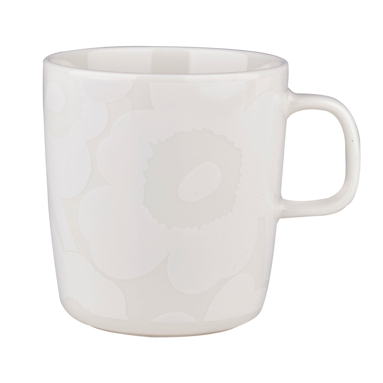 Marimekko Marimekko OIVA Unikko krus 40 cl, off white ❤ billede i brug (Krus)