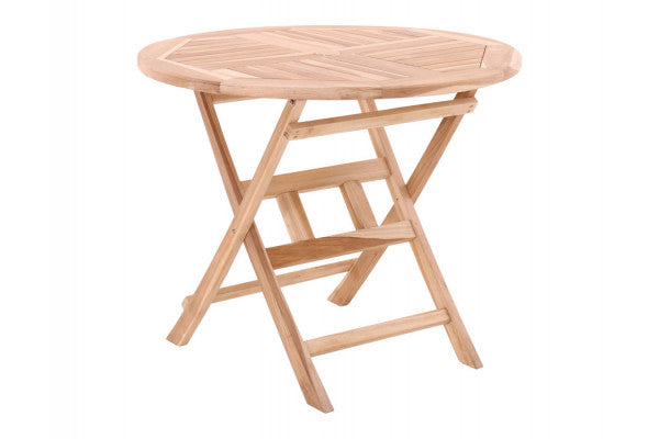Produktbillede af Køln Teak Foldebord Ø 90 cm på tilbud i høj kvalitet