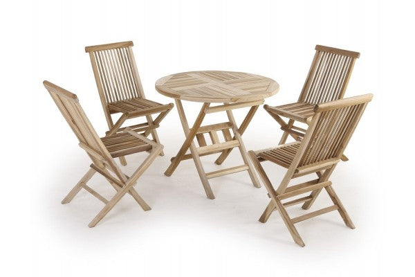 Produktbillede af Køln Teak Havemøbelsæt 90 cm på tilbud i høj kvalitet