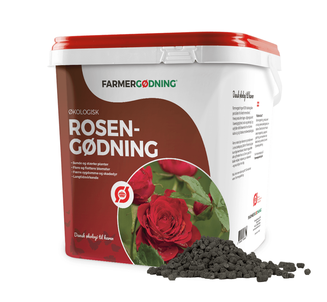 Produktbillede af Økologisk Rosengødning 5 liter på tilbud i høj kvalitet