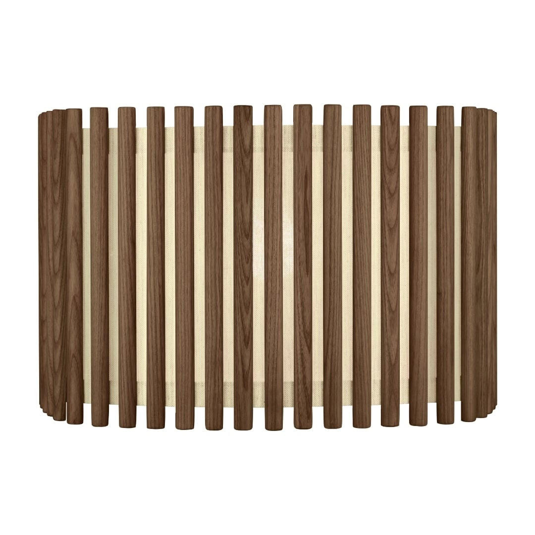 Komorebi Large Firkant Lampeskærm Dark Oak Umage