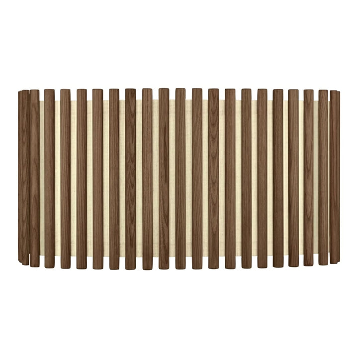 Komorebi Large Rektangulær Lampeskærm Dark Oak Umage