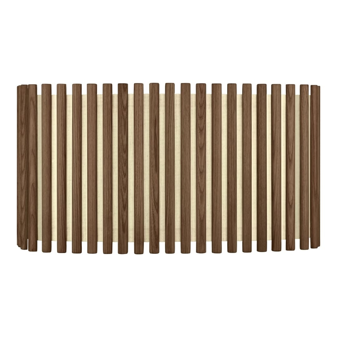 Komorebi Large Rektangulær Lampeskærm Dark Oak Umage