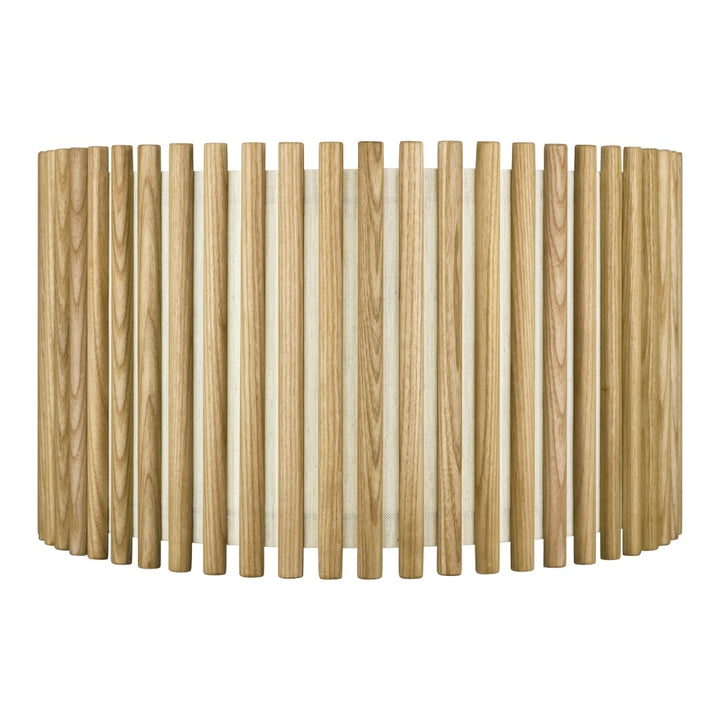Komorebi Large Rund Lampeskærm Oak Umage