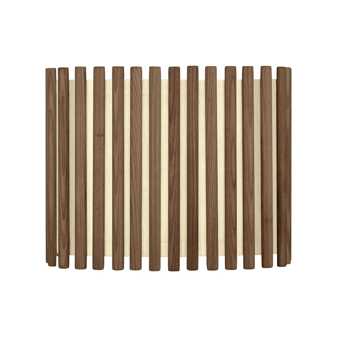 Komorebi Medium Rektangulær Lampeskærm Dark Oak Umage