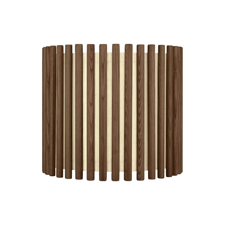Komorebi Medium Rund Lampeskærm Dark Oak Umage