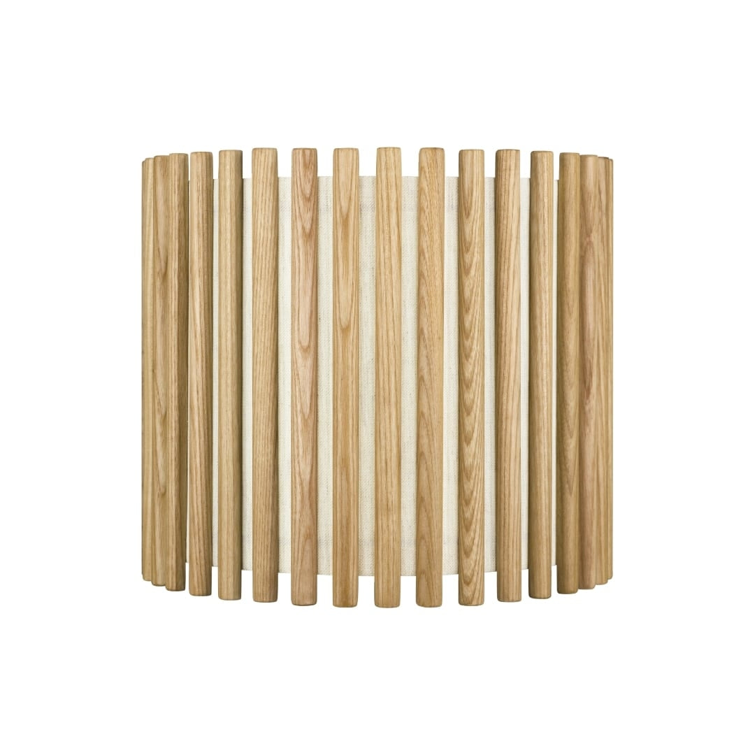 Komorebi Medium Rund Lampeskærm Oak Umage