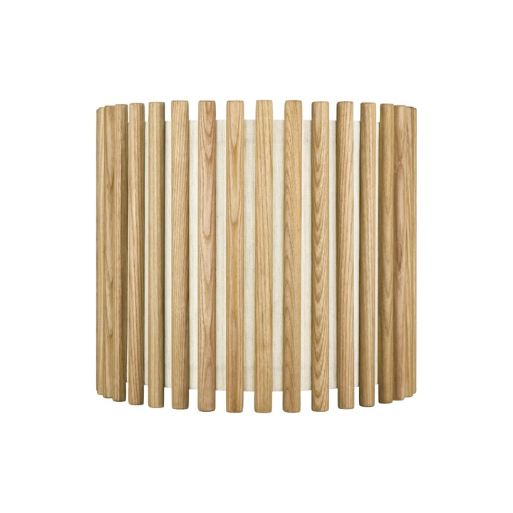 Komorebi Medium Rund Lampeskærm Oak Umage