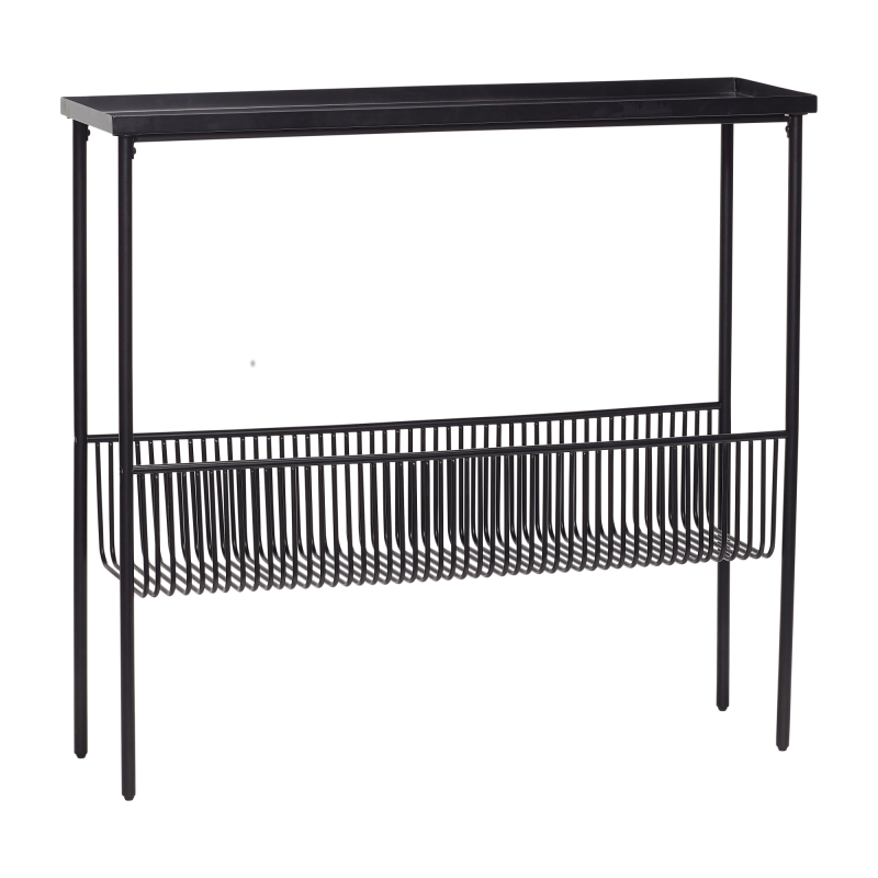 Hübsch Interiør Eyrie - Konsolbord i metal - sort ❤ Stort online udvalg i Hübsch Interiør ❤ Billig fragt og hurtig levering 2 - 5 hverdage ❤ Varenummer: BYH-944843 / Ean: 5712772064450 på lager - Udsalg på Konsolborde - Over 400 kendte brands på udsalg