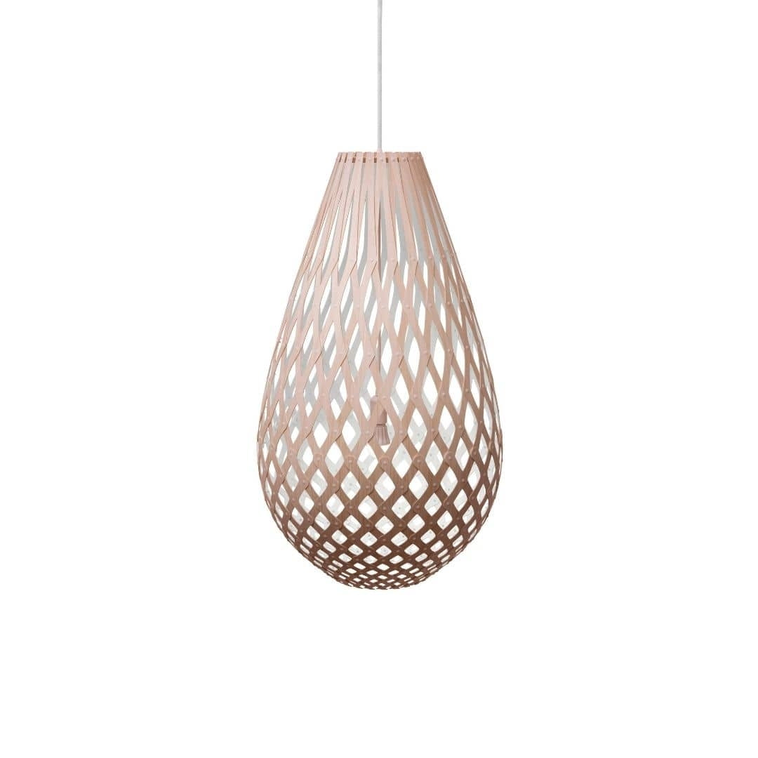 Produktbillede af Koura H100 Pendel Bamboo / Hvid David Trubridge i premium kvalitet