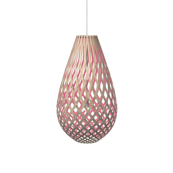 Koura H120 Pendel Bambus/Pink David Trubridge