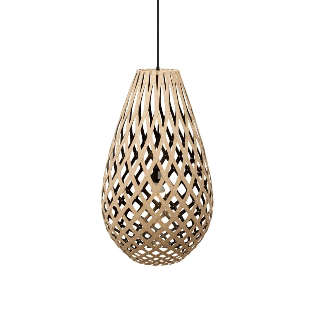 Koura H120 Pendel Bambus/Sort David Trubridge