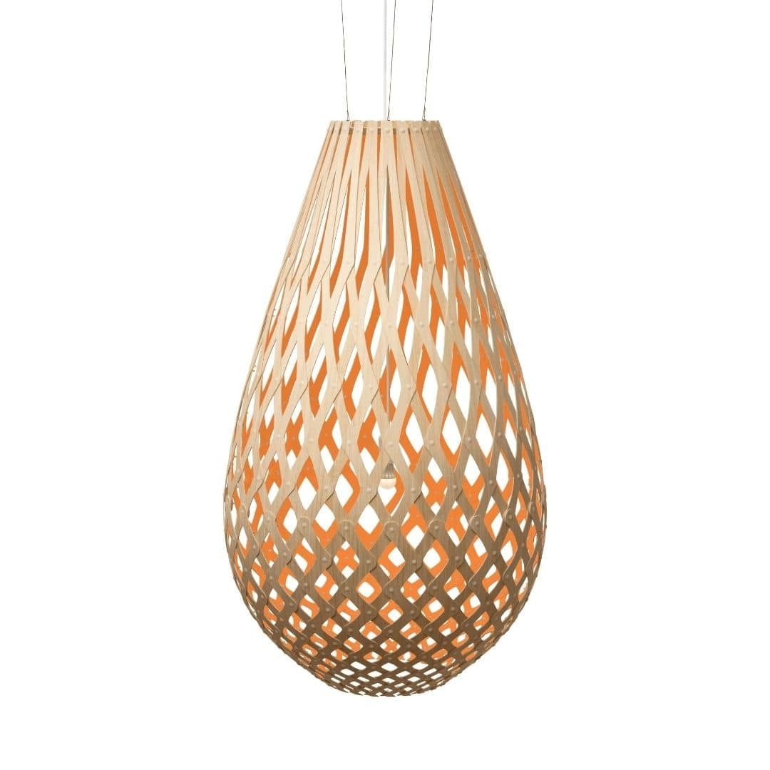 Produktbillede af Koura H160 Pendel Bamboo / Orange David Trubridge i premium kvalitet