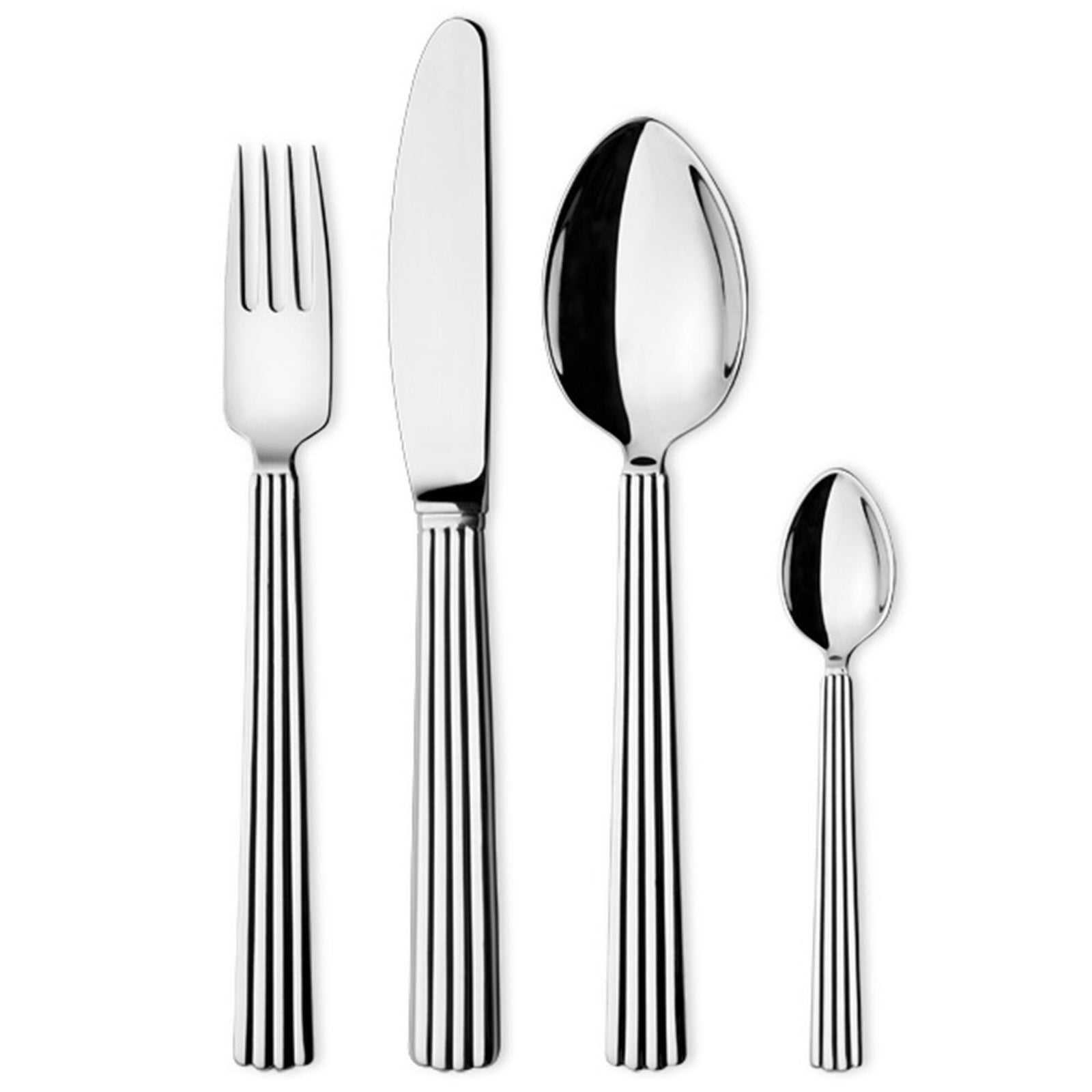 Georg jensen Georg jensen Bernadotte Bestik sæt 32 dele – close-up (Bestikssæt)