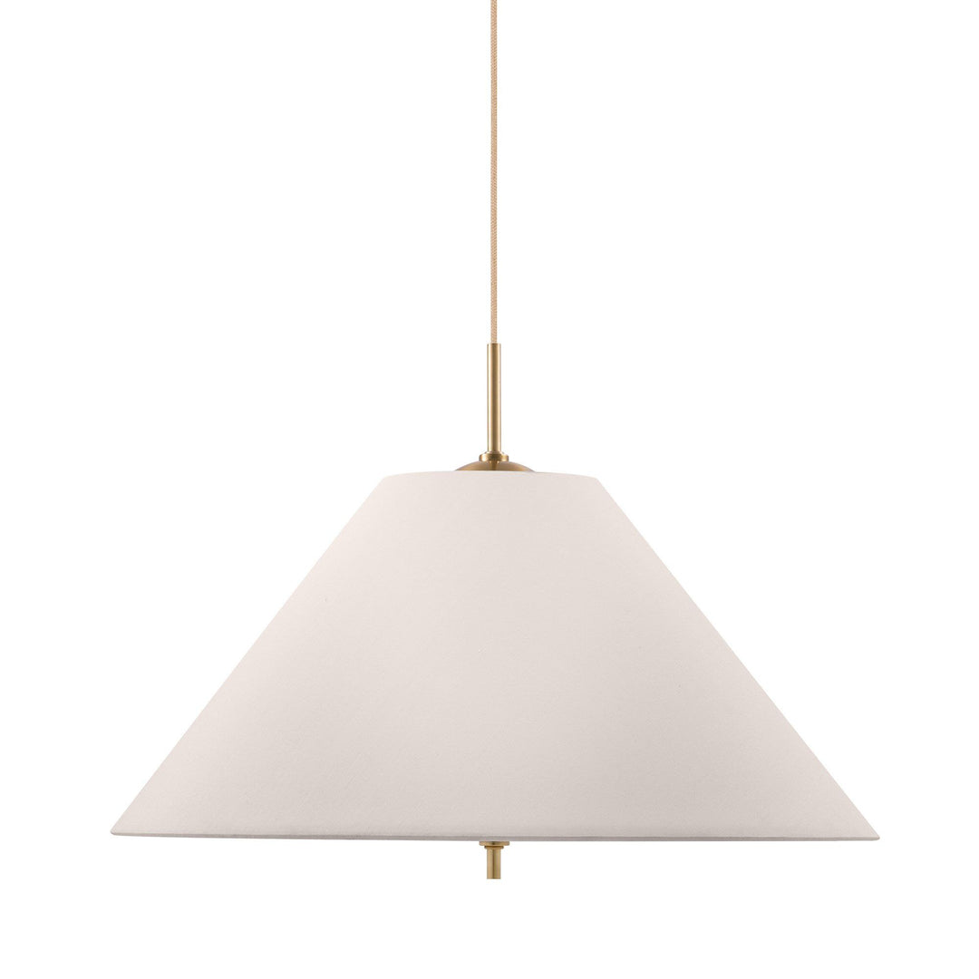 Globen lighting Globen lighting Iris pendel lampe 50 cm, creme – vinkelbillede (Lampe)