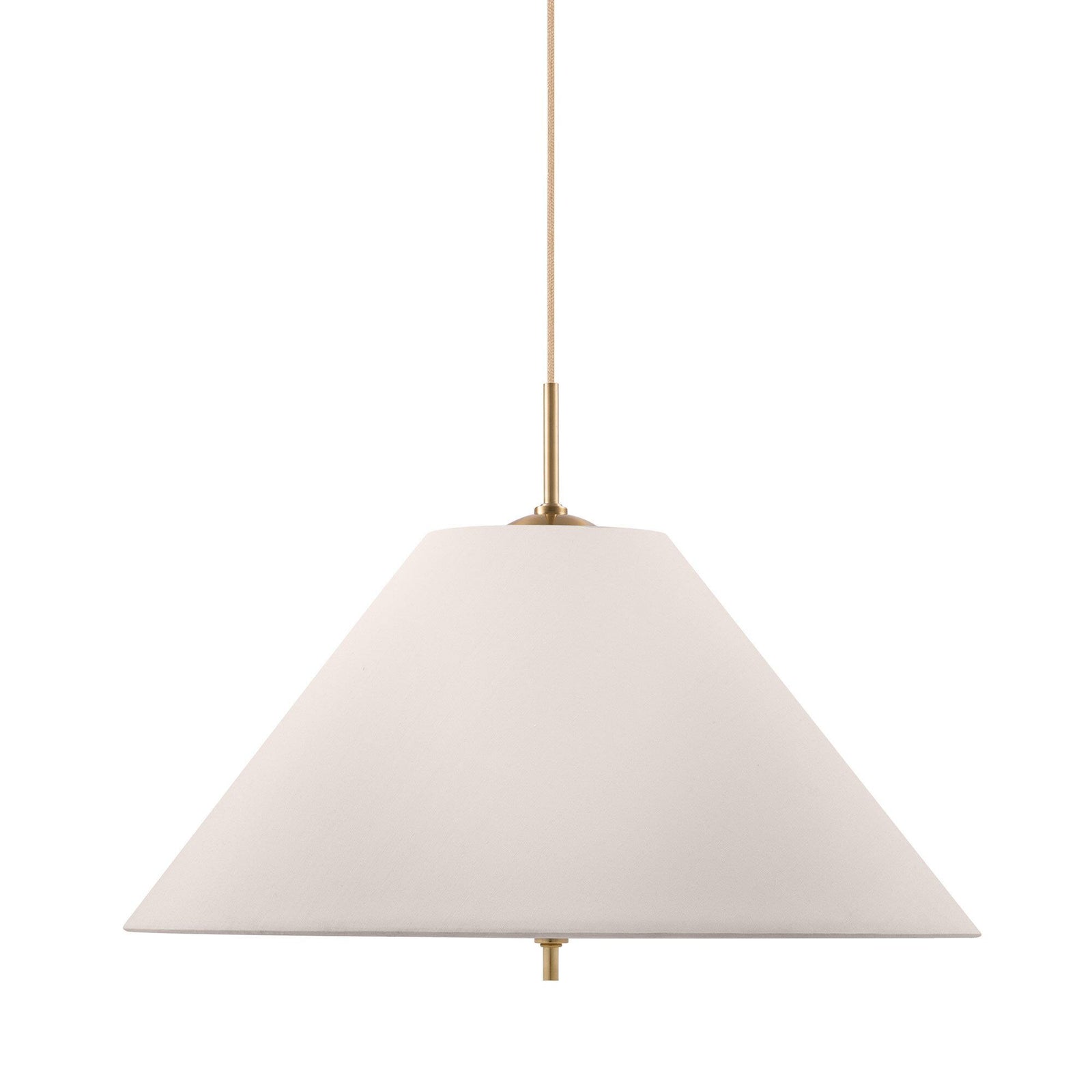 Globen lighting Globen lighting Iris pendel lampe 50 cm, creme – vinkelbillede (Lampe)