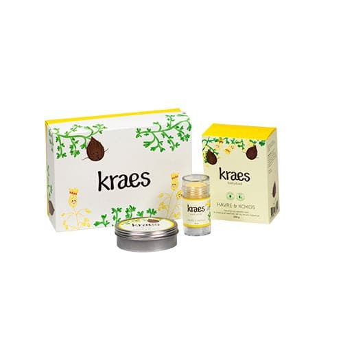 Stort online udvalg i Kraes Gaveæske m. Havre og Kokos til baby ❤ KRAES ❤ Hurtig levering: 1 - 2 Hverdage og gratis fragt v/køb over 295 kr. GLS til pakkeshop ❤ Varenummer: HG-81082 og barcode / Ean: 5744000340302 på lager - Kæmpe udvalg i Cremer - Over 454 kendte mærker på udsalg