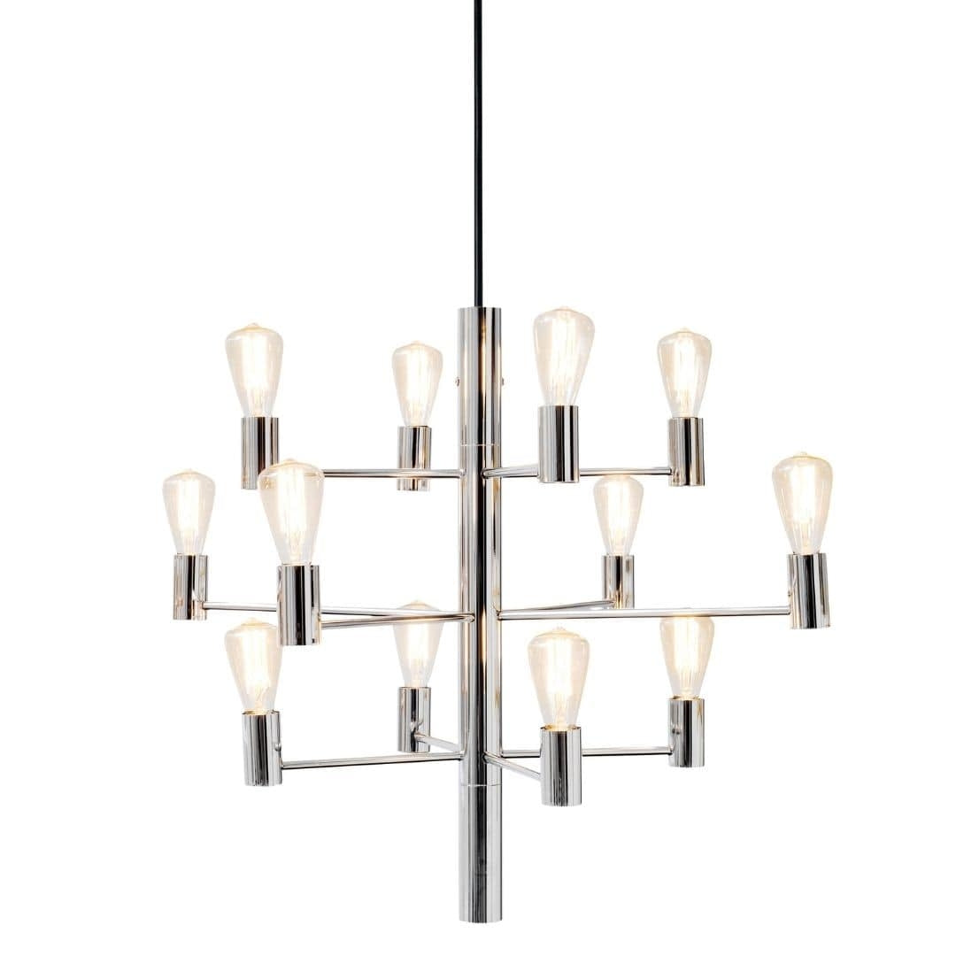 Krona Manola 12 Lysekrone Krom Herstal