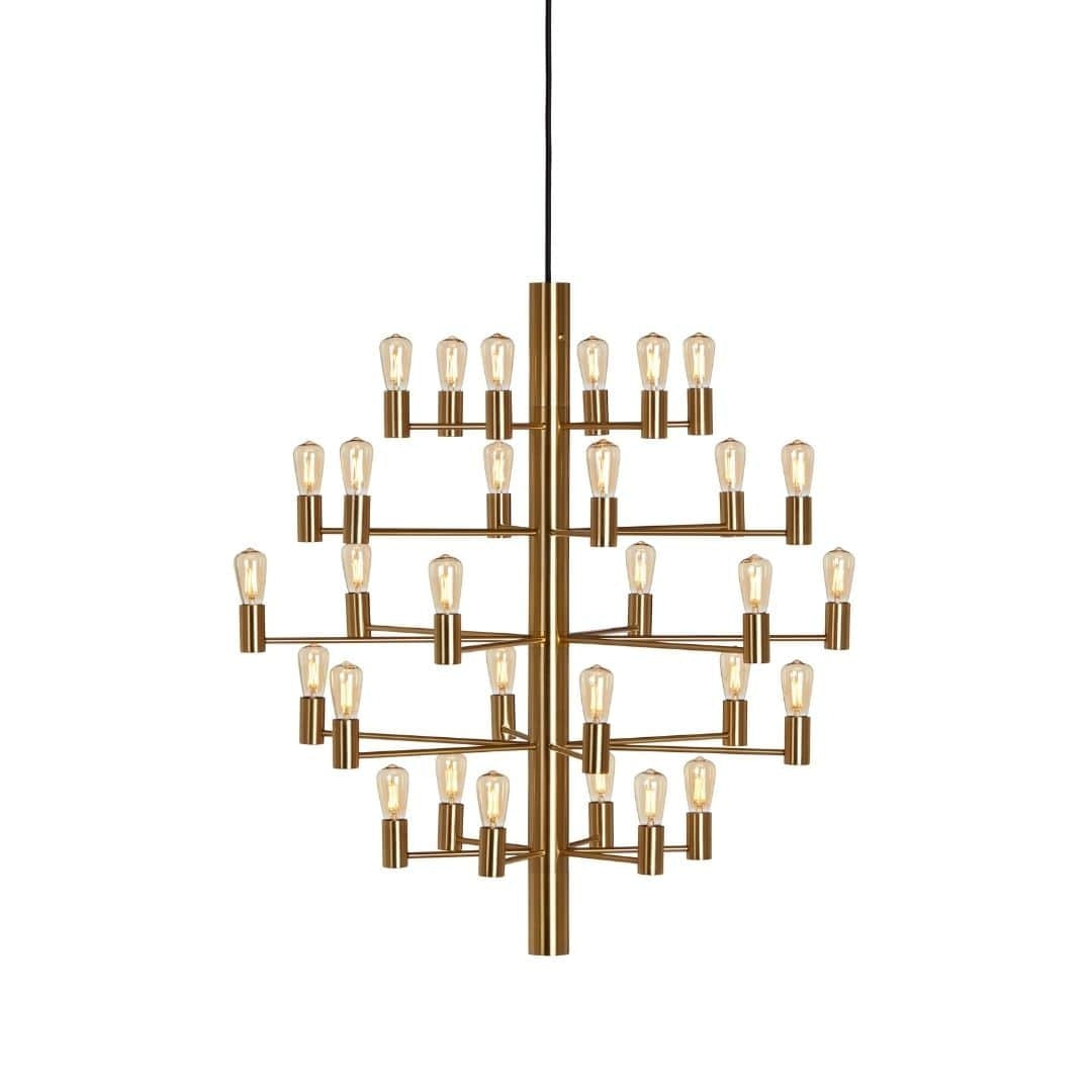 Produktbillede af Krona Manola 30 Pendel Satin Messing Herstal i premium kvalitet