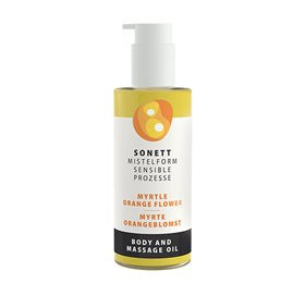 Sonett Krops & Massageolie Myrte/Appelsinblomst 145ml.