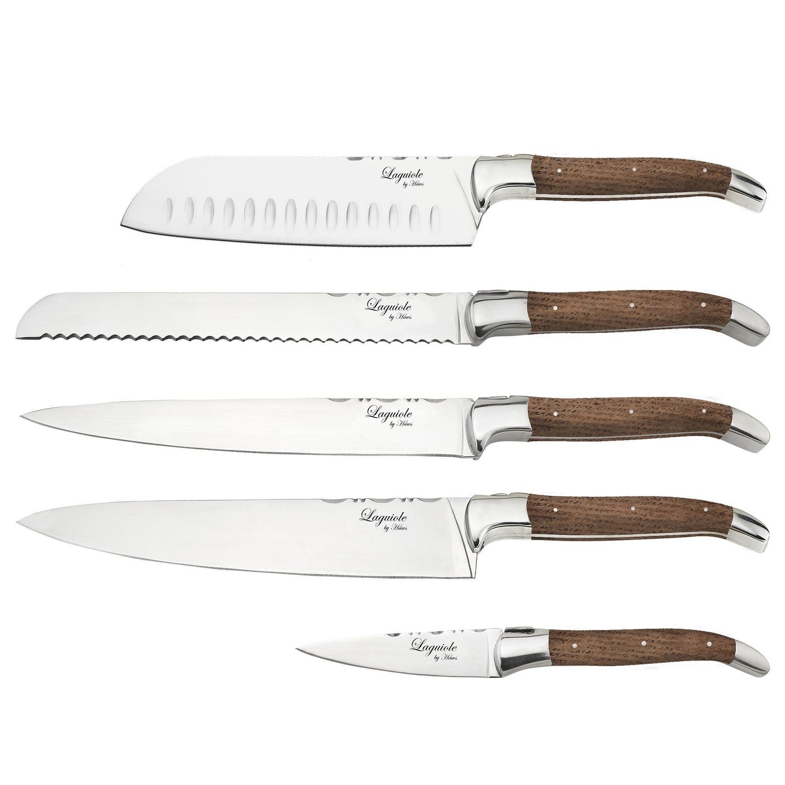 Laguiole by haws Laguiole by haws Knivsæt 5 dele, Eg ❤ detaljebillede (Knivsæt)