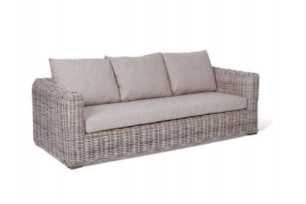 Produktbillede af Kubu Sofa Naturrattan 3 pers. på tilbud i høj kvalitet