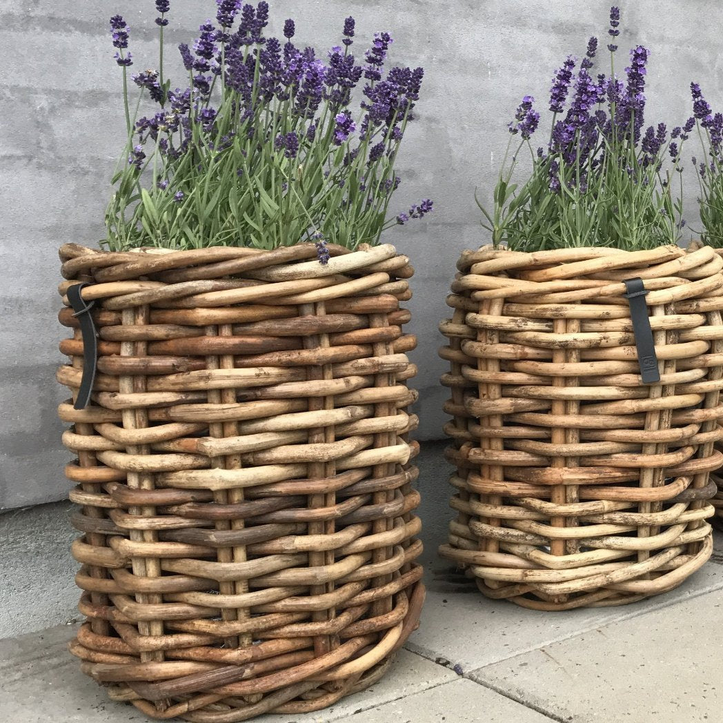 Produktbillede af Ratata Rattan kurv rund ø 32 x højde 38 cm på tilbud i høj kvalitet