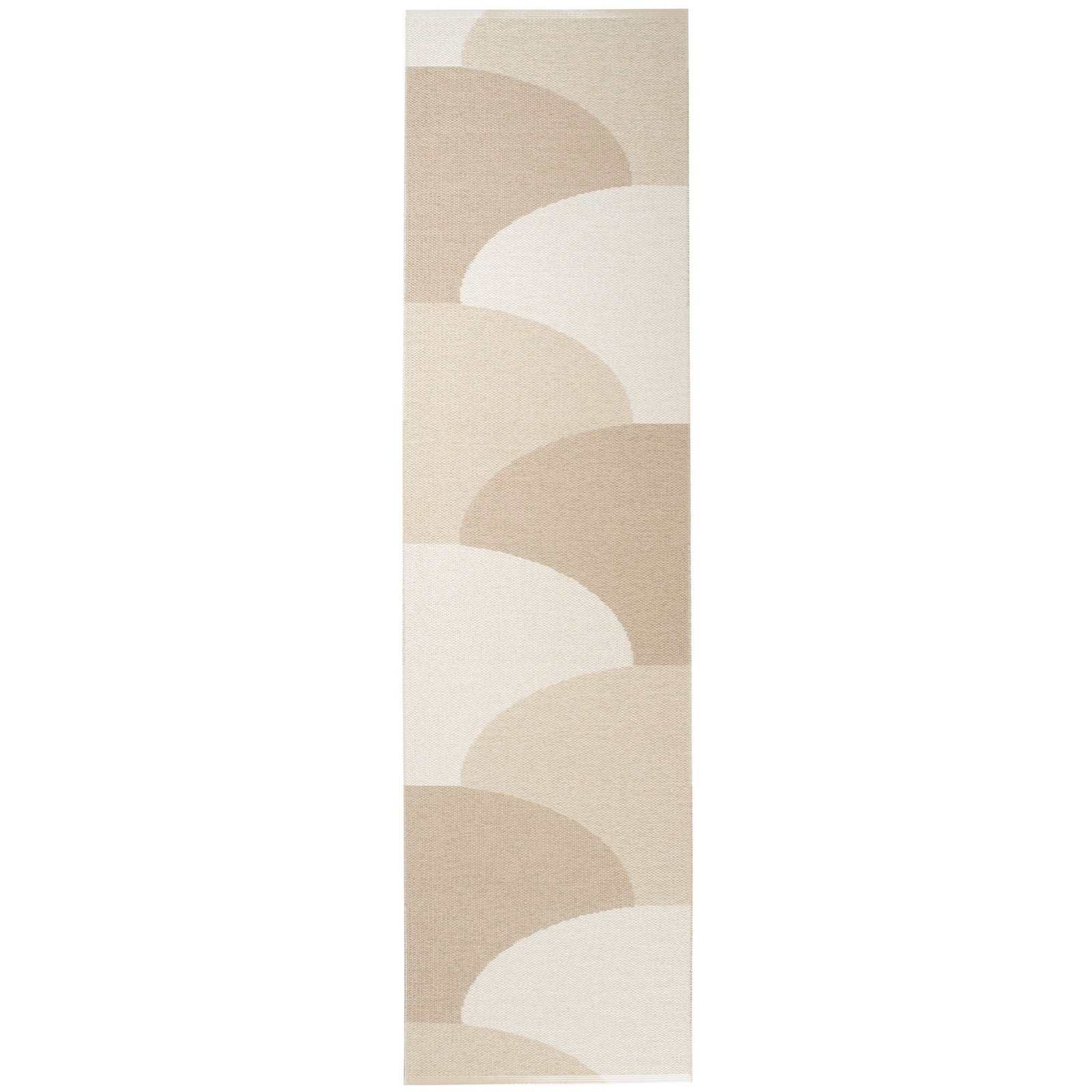 Pappelina Pappelina Hill Tæppe 70x270 cm, beige/creme/vanilla – frontbillede (Tæpper)