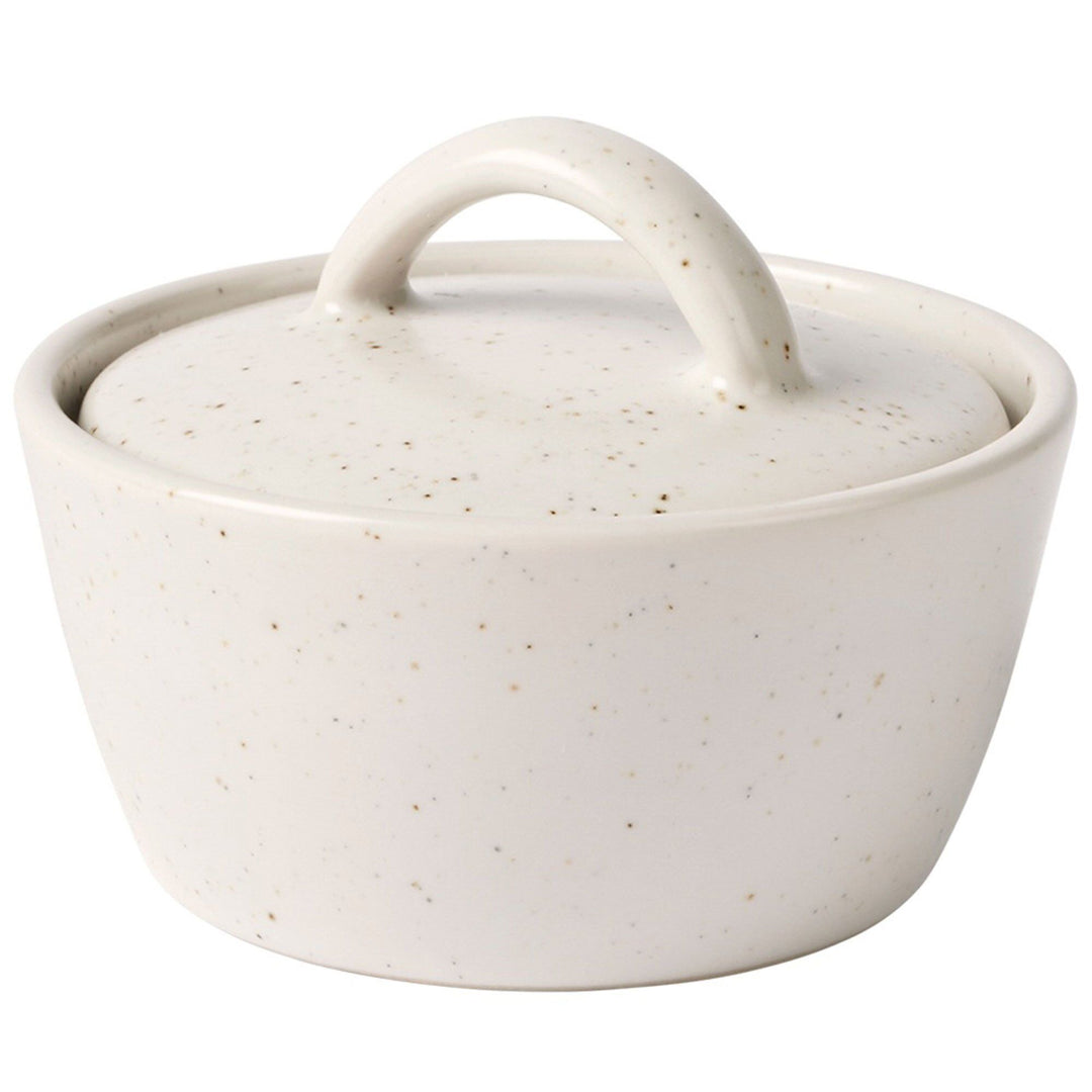Broste Broste Nordic skål med låg, vanilla ❤ frontbillede (Skål)
