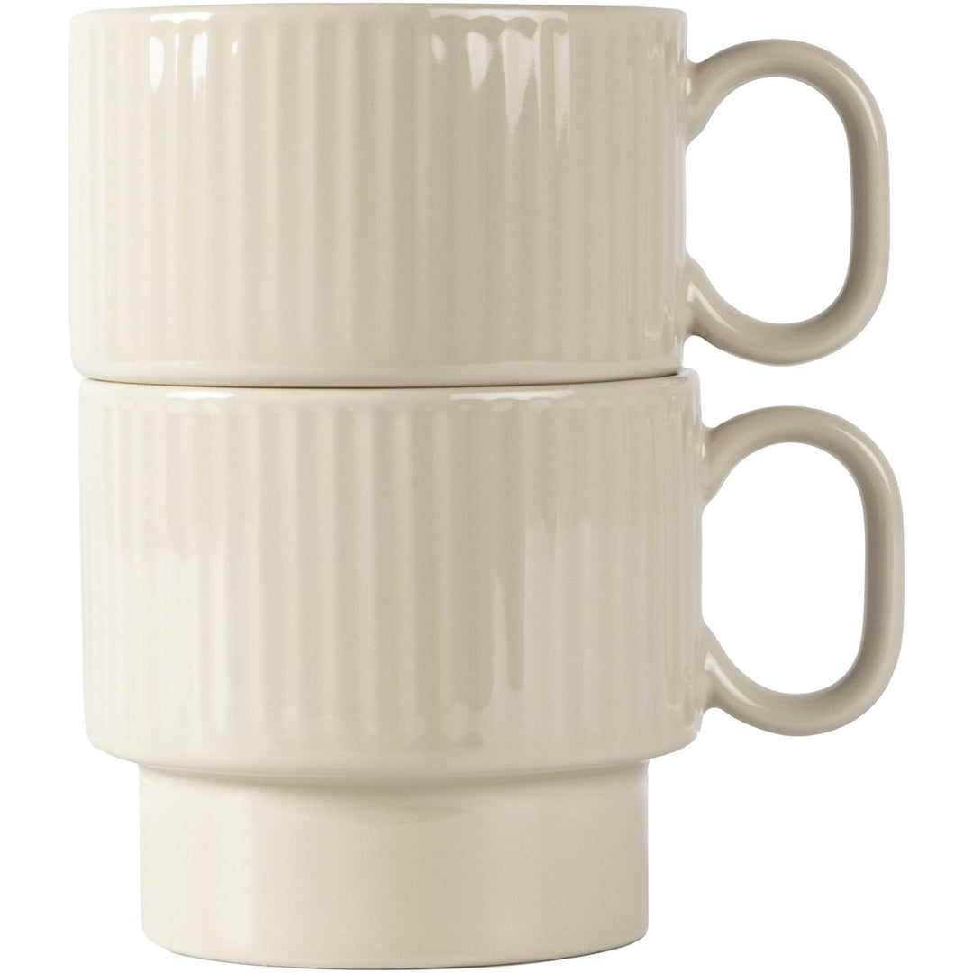 Sagaform Sagaform Coffee & More temugg 2-pak, beige – produktfoto (Krus & Kopper)