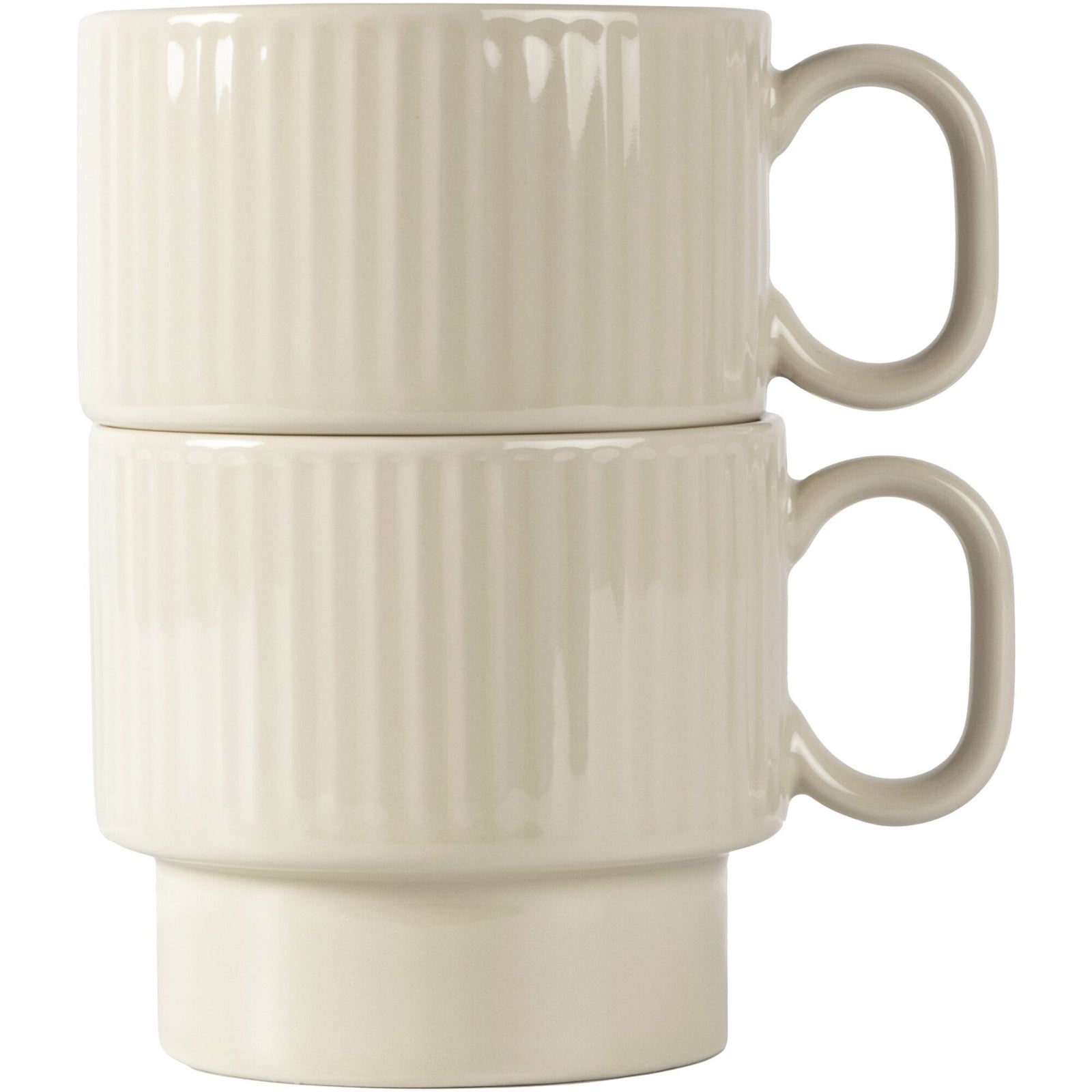 Sagaform Sagaform Coffee & More temugg 2-pak, beige – produktfoto (Krus & Kopper)