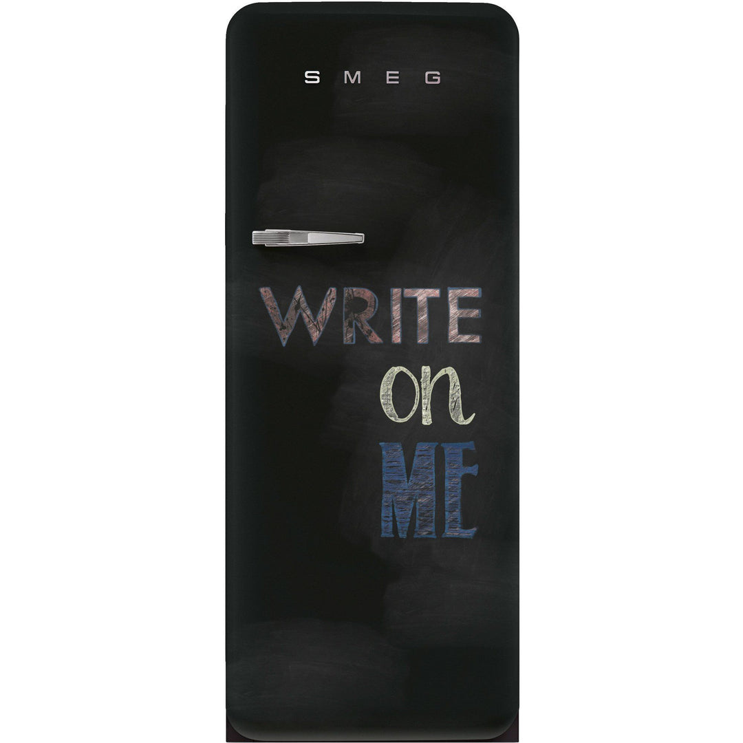 Smeg Smeg FAB28RDBB6 Køleskab Med Fryser 153cm Højrehængt Black board – frontbillede (Køleskabe)