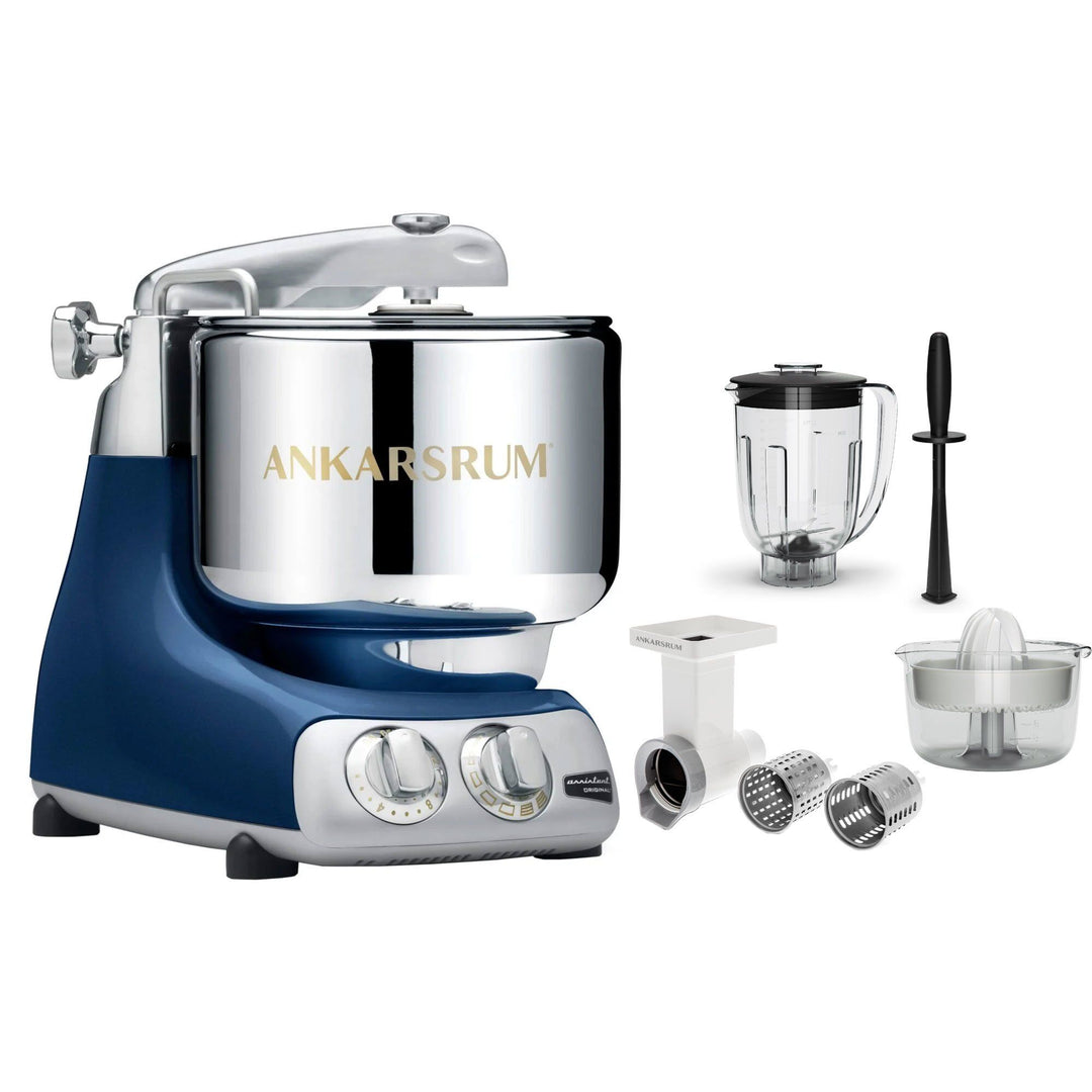 Ankarsrum Ankarsrum AKM 6230 Go Green røremaskine, ocean blue – vinkelbillede (Røremaskiner)