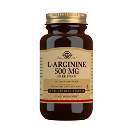 Produktbillede af Solgar L-Arginin 500mg 50 kap. på tilbud