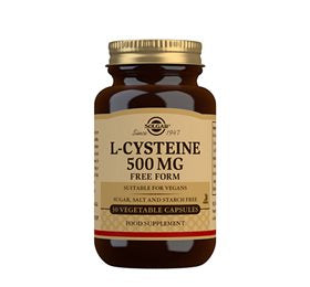 Produktbillede af Solgar L-Cystein 500 mg aminosyre 30 kap. på tilbud