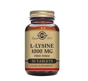 Se Solgar L-Lysine 1000 mg 50 tabl. DATOVARE 12/2023 ❤ Stort online udvalg i KopK ❤ Hurtig levering: 1 - 2 Hverdage samt billig fragt - Varenummer: HG-52999-1 og barcode / Ean: '033984017009 på lager - Udsalg på Sundhed Spar op til 61% - Over 312 kendte brands på udsalg