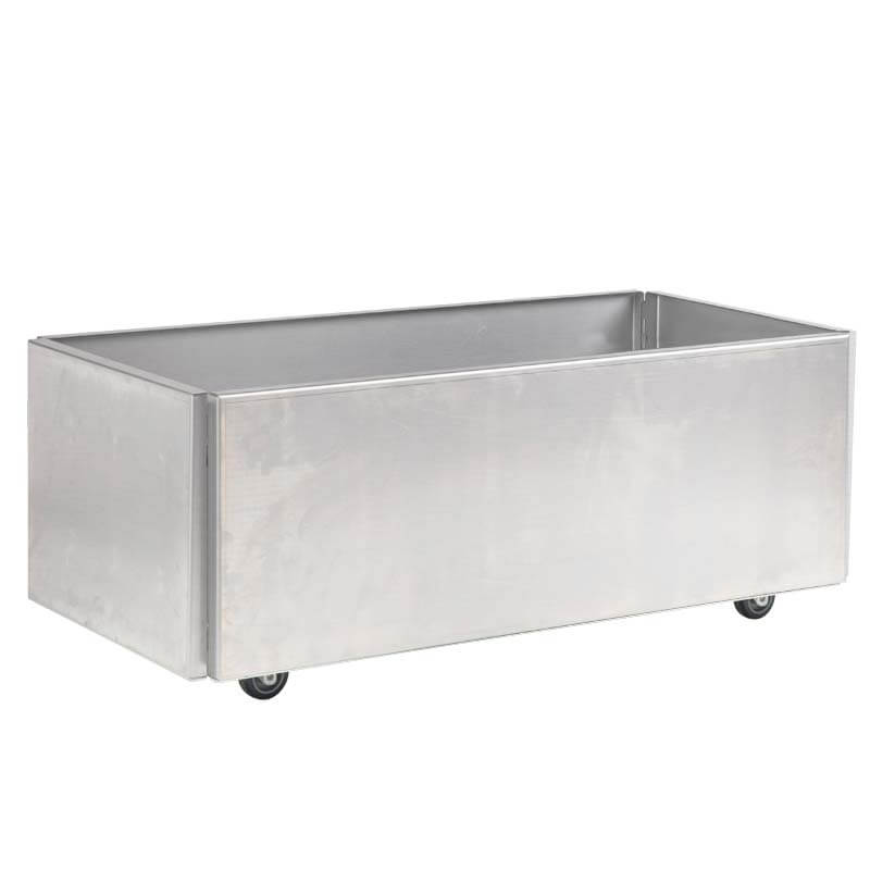 Produktbillede af FREJA Plantekasse på hjul 120 x 60 x 27 Galvaniseret på tilbud i høj kvalitet