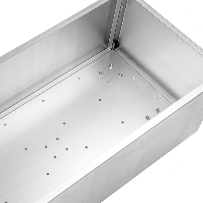 Produktbillede af FREJA Plantekasse på hjul 120 x 40 x 27 Galvaniseret på tilbud i høj kvalitet