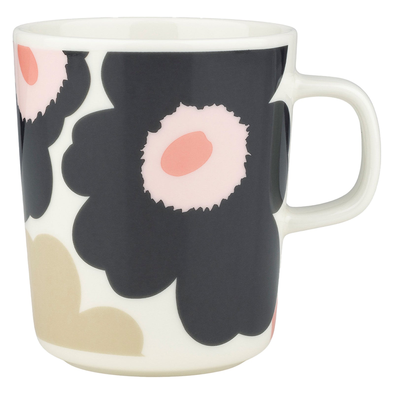 Marimekko Marimekko Unikko krus 2,5 dl, off white/kulgrå ❤ billede i brug (Krus & Kopper)