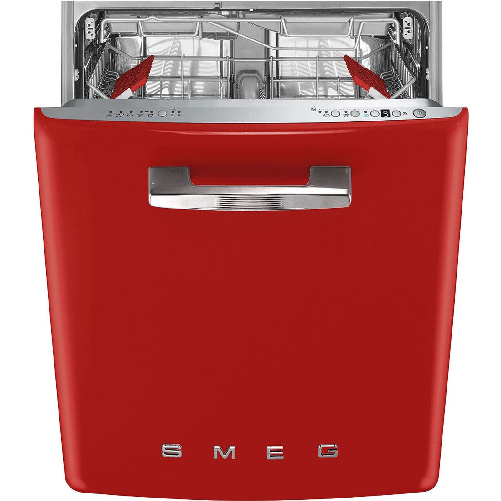 Smeg Smeg STFABRD3 opvaskemaskine til underbygning, rød ❤ produktfoto (Opvaskemaskiner)