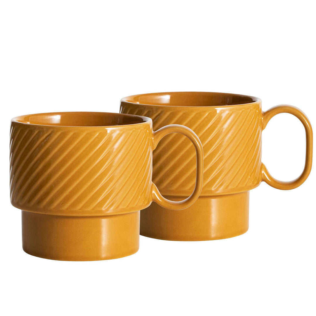 Sagaform Sagaform Coffee & More tekrus 2 stk., gul – close-up (Tekopper)