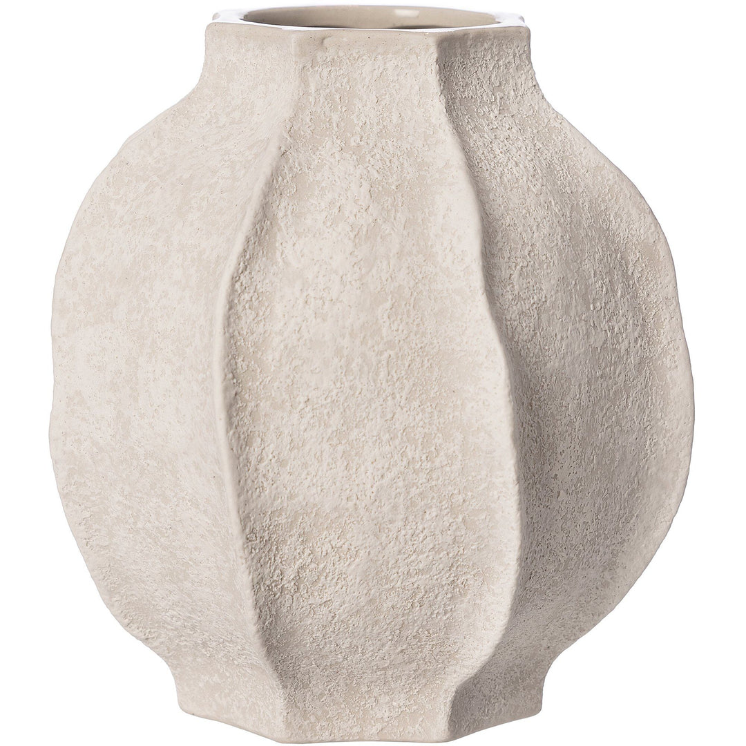 Ernst Ernst Vase stentøj 24 cm, naturhvidt – produktvisning (Vase)